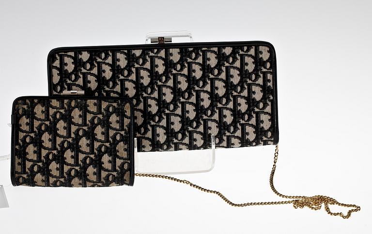 HANDVÄSKA MED PORTMONNÄ, Christian Dior, Paris, Frankrike.