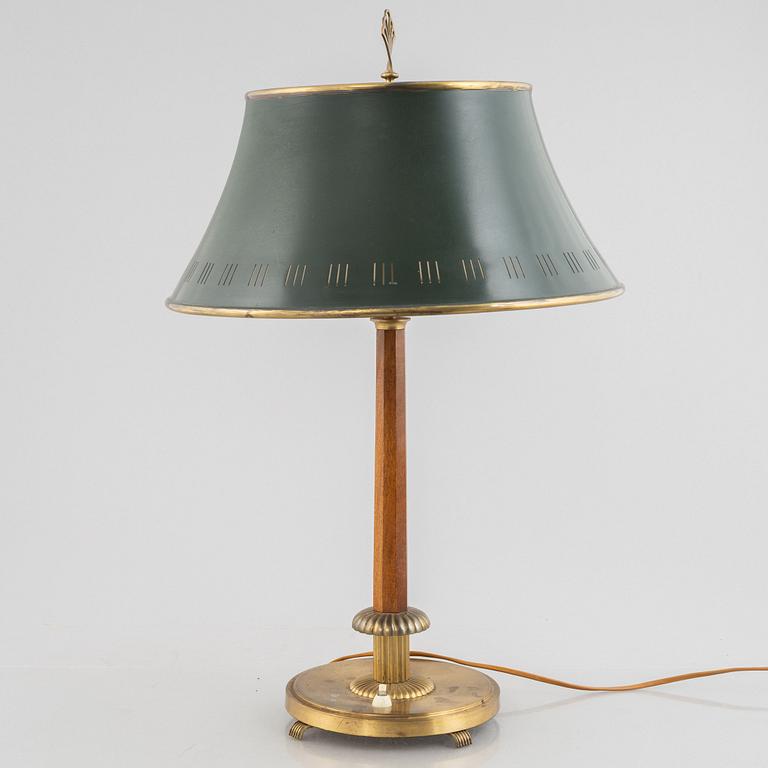 A Swedish Modern model '15479' table lamp, Arvid Böhlmarks Lampfabrik, 1940's.