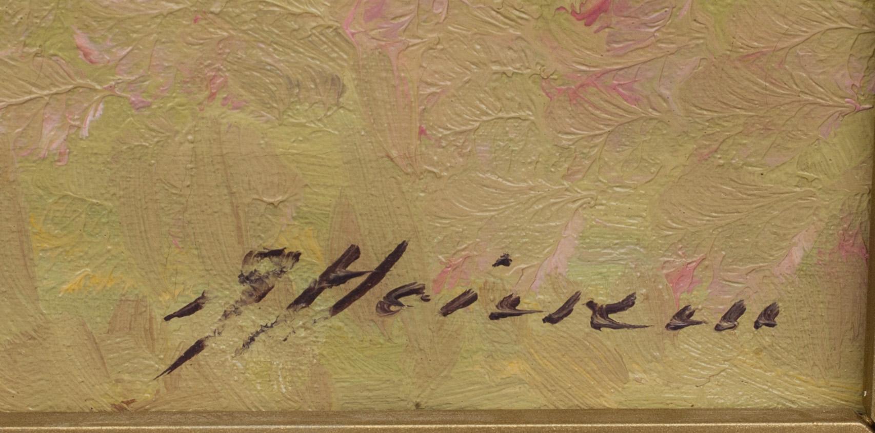 ARTHUR HEICKELL, olja på duk, signerad.