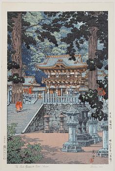 Tsuchiya Koitsu, 'The The Gate Yomei, the Nikko Shrine' 日光陽明門.