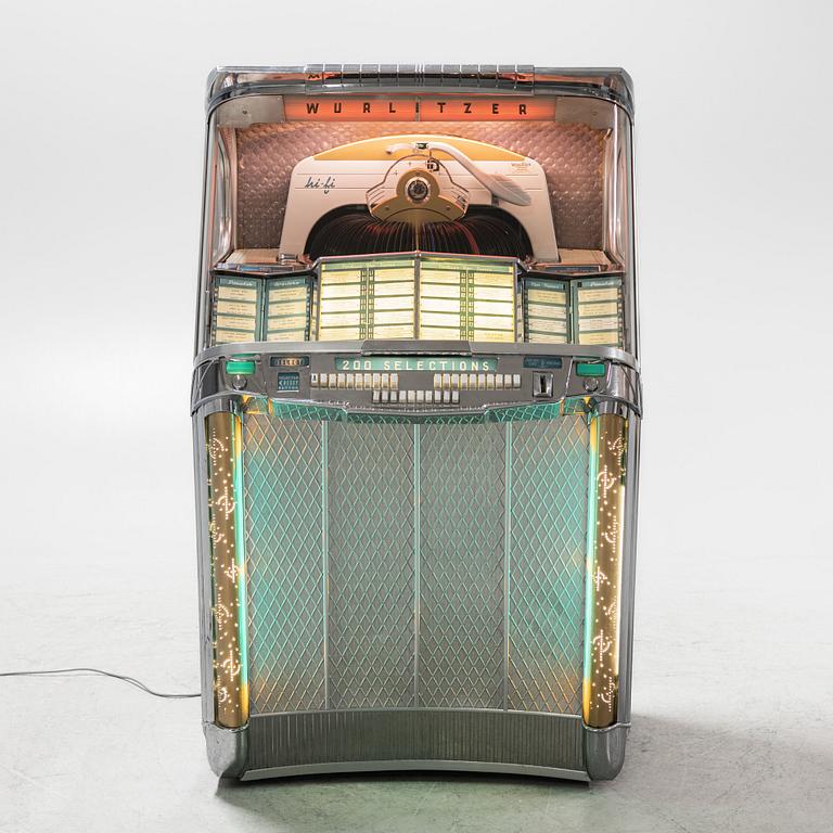 Jukebox, Wurlitzer modell 2100,  Rudolph Wurlitzer Company, North Tonawanda, New York, USA, 1957.