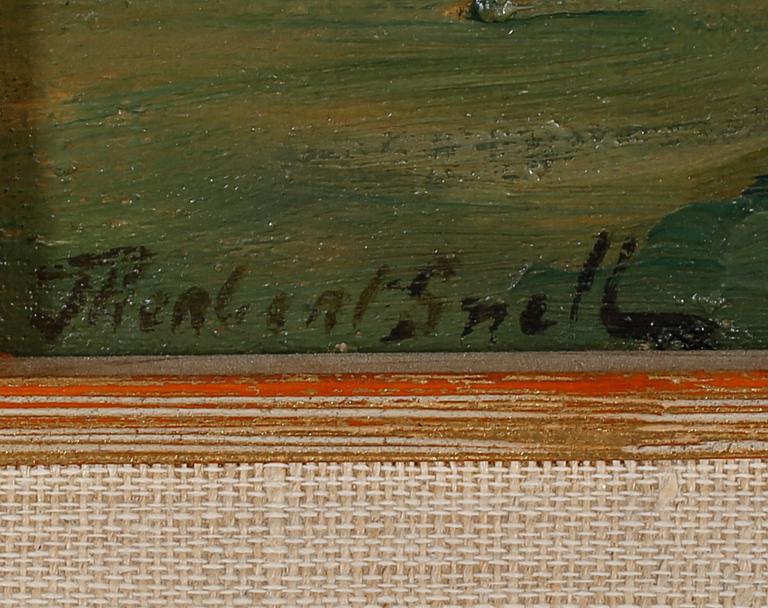 JAMES HERBERT SNELL, olja på duk, signerad.