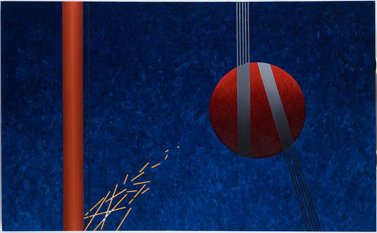 KARL MOMEN, olja på duk, signerad och daterad -89 a tergo.