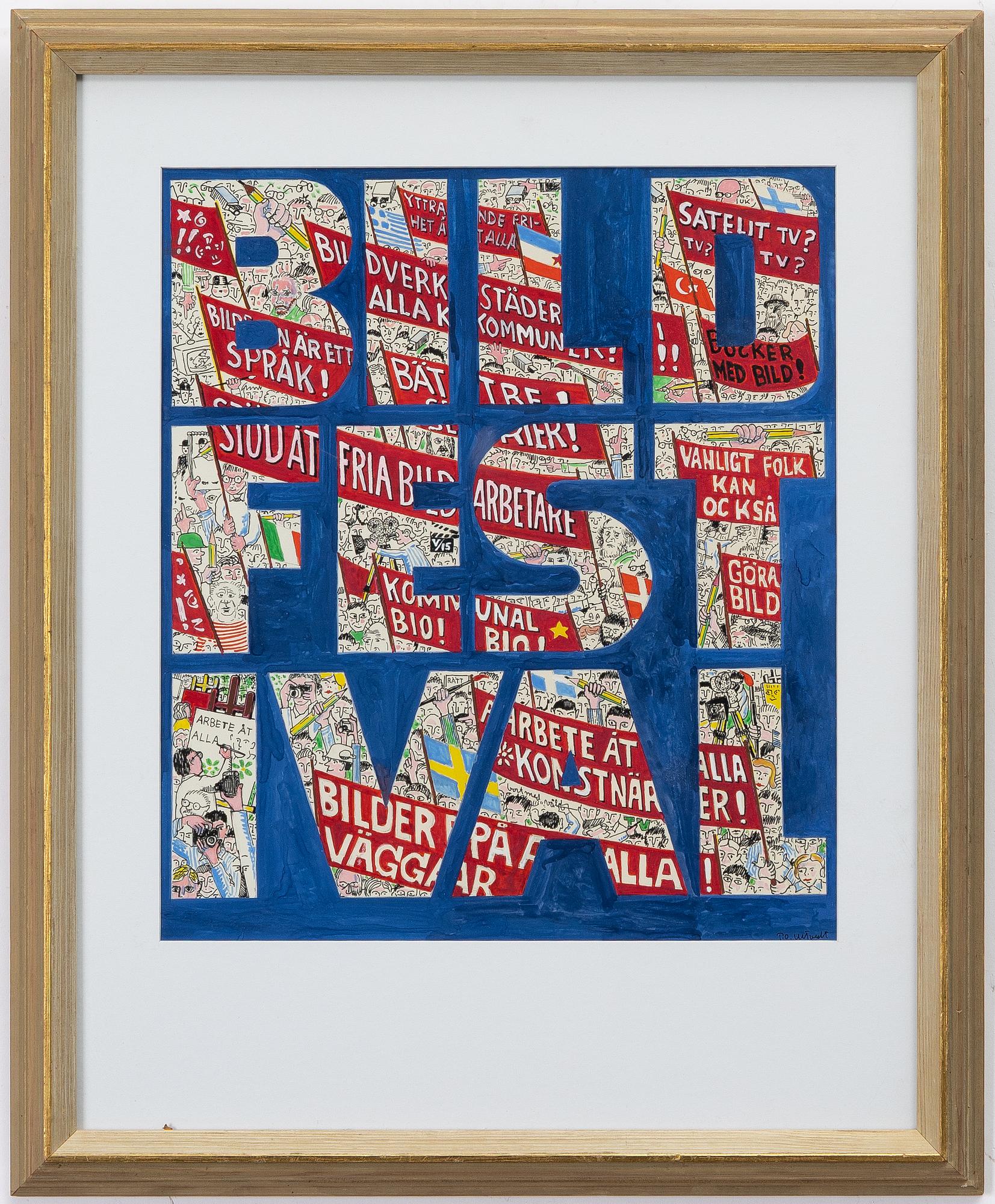 Per Olof Ultvedt, "Bildfestival".