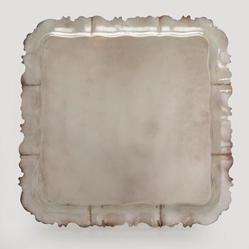 Tarjotin, hopea, Kultakeskus, Hämeenlinna 1970.