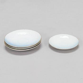 A 117-pcs 'Måsen' porcelain tableware by Bing & Gröndal, Denmark.