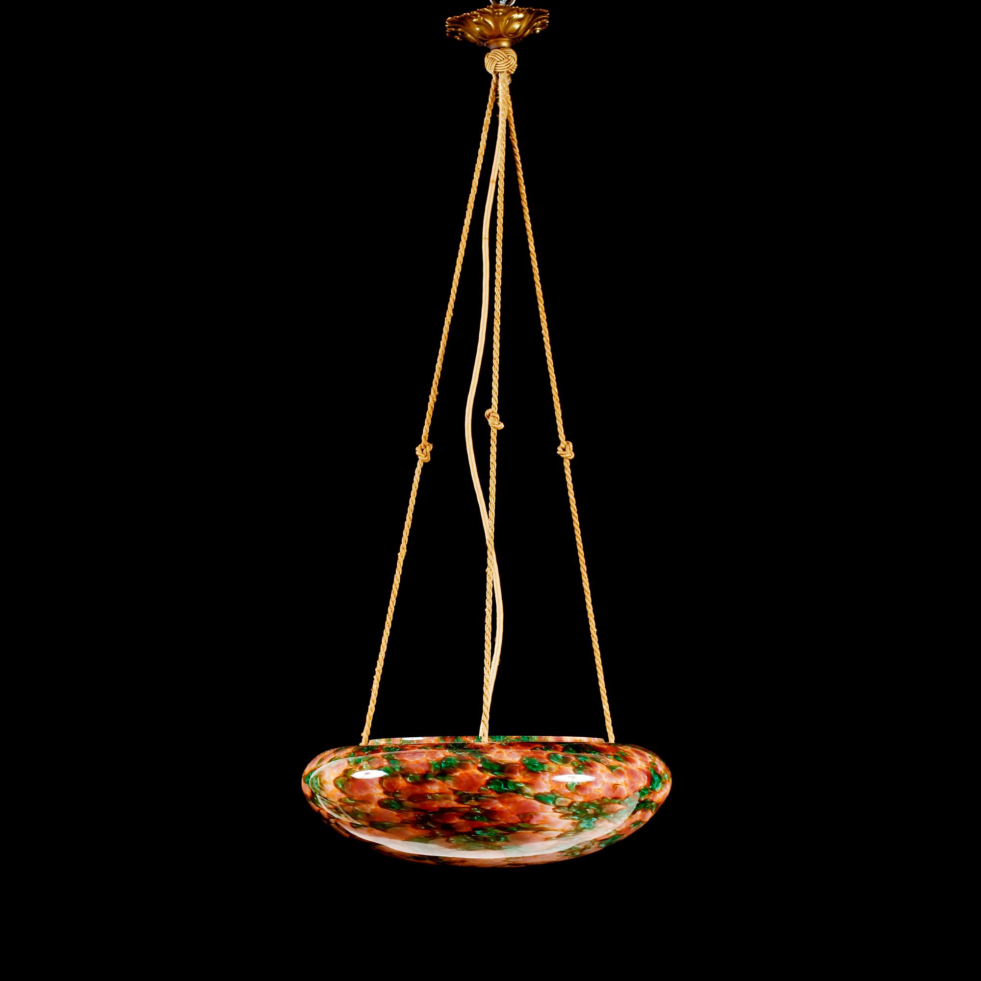 TAKLAMPA, 1900-talets början, höjd ca 92 cm.