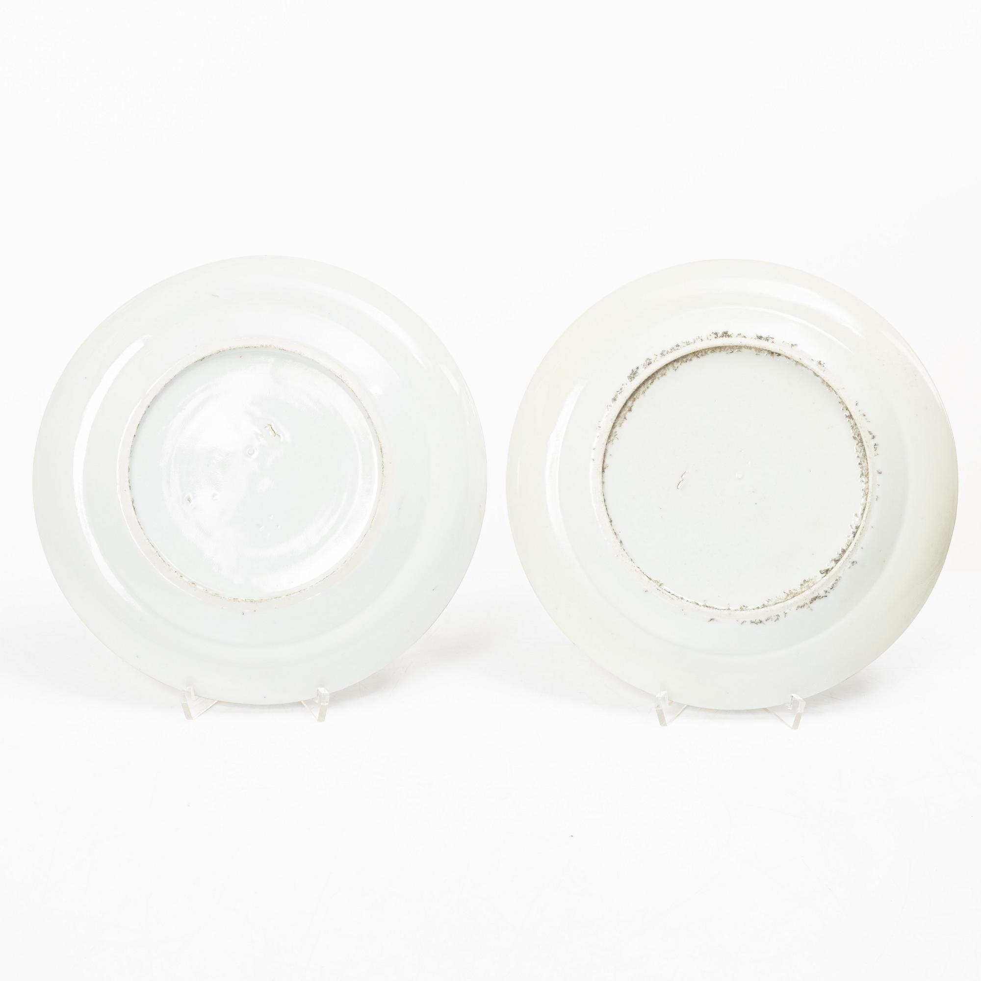 Parti porslin, 10 delar, Kanton, Kina, 1800-tal.