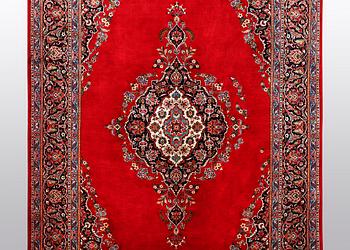 A carpet, Keshan, ca 353 x 240 cm.
