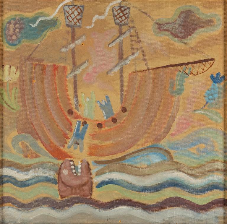 STIG LINDBERG, oil on panel, executed during the winter 1940-41.