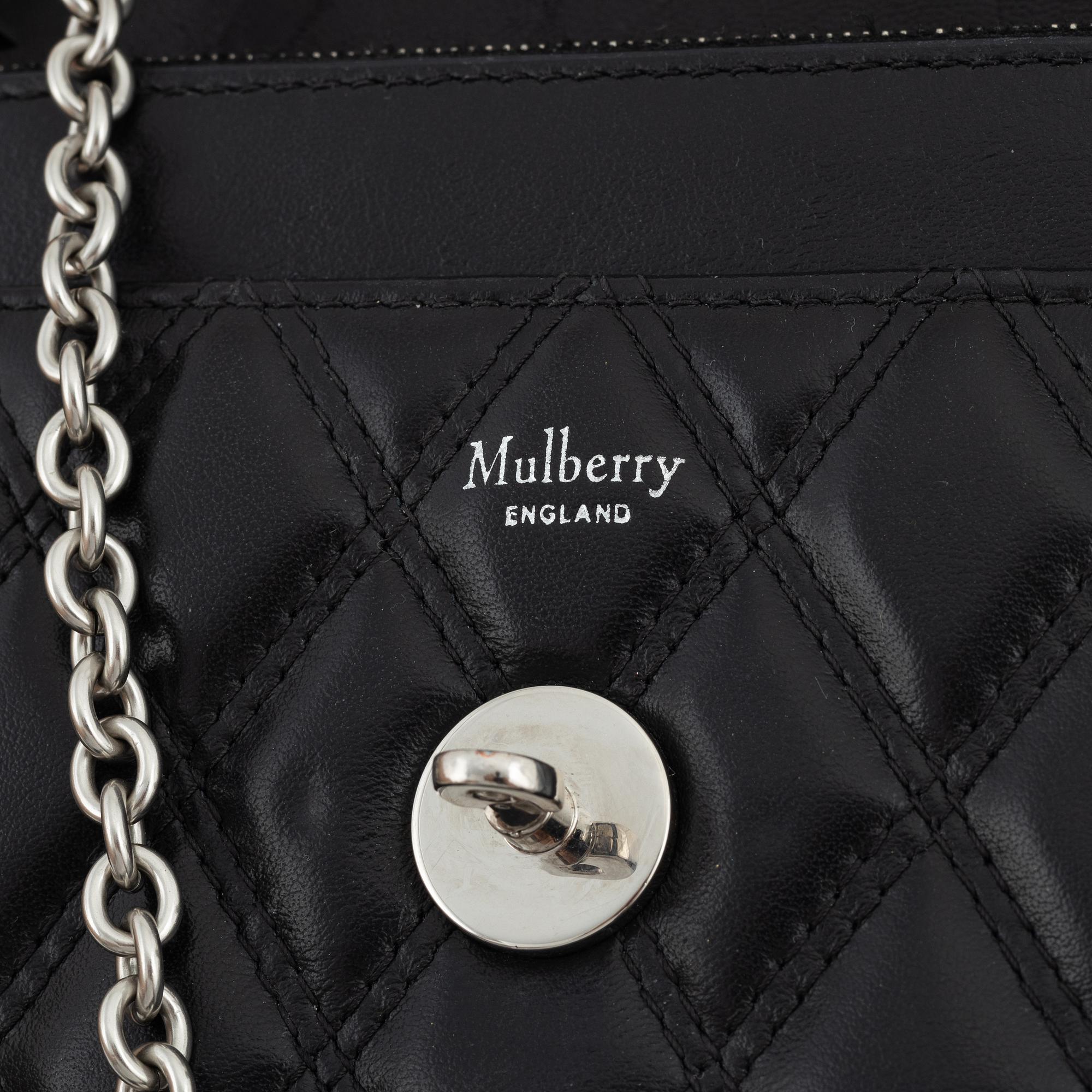 Mulberry black quilted darley discount