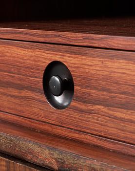 A 'Swedish Grace' birch and palisander cabinet, 1920's-30's.