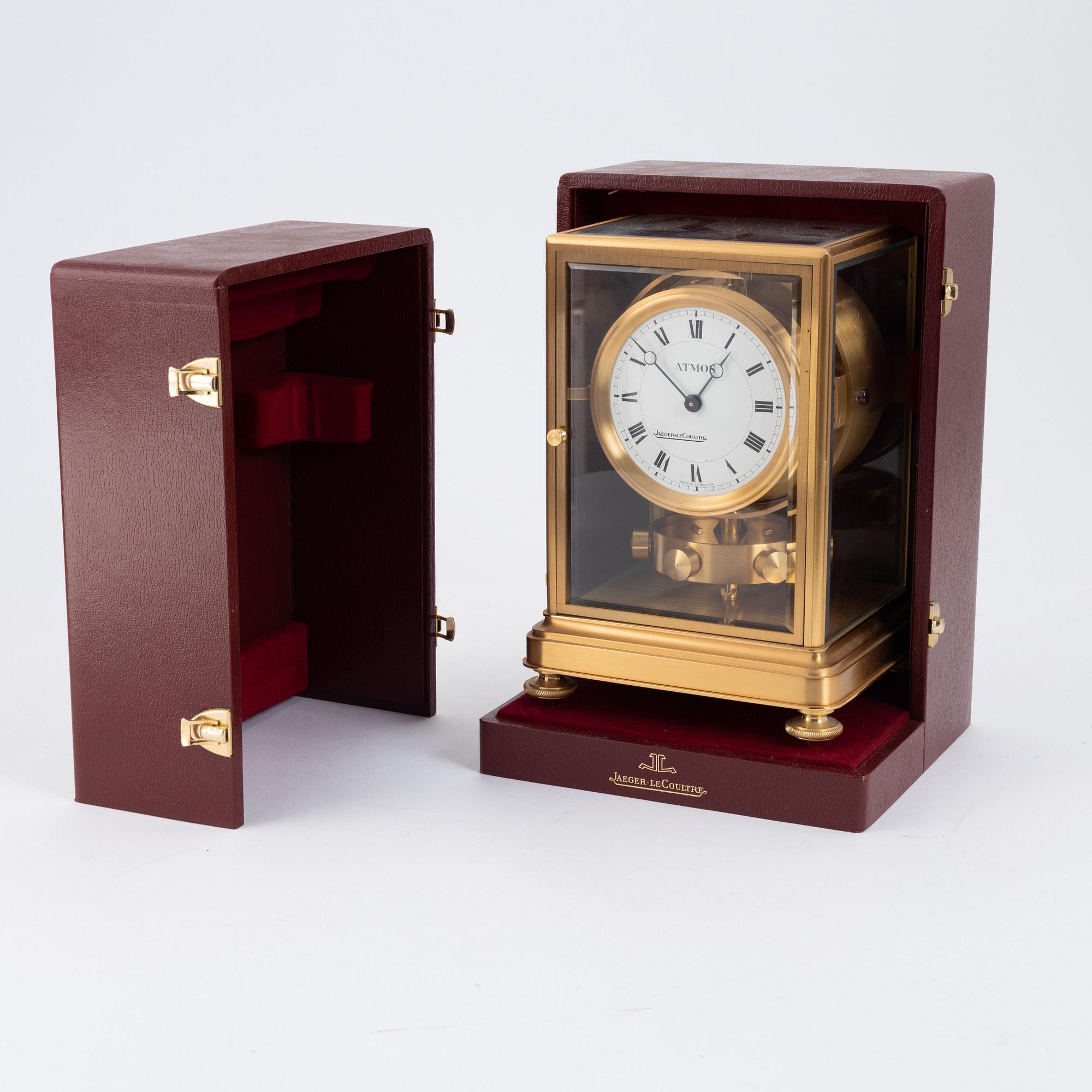 Jaeger le Coultre, an 'Atmos' table clock, 1970's.