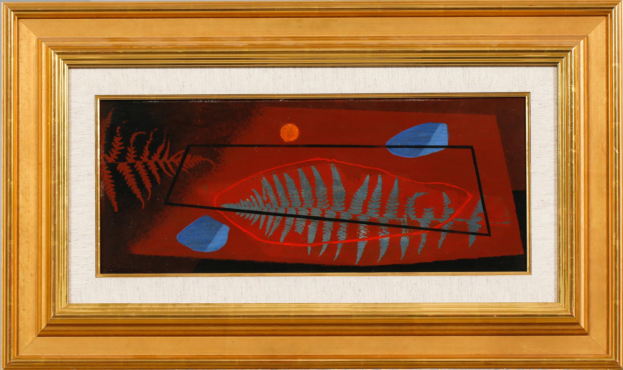 ESAIAS THORÉN, olja på pannå, signerad.