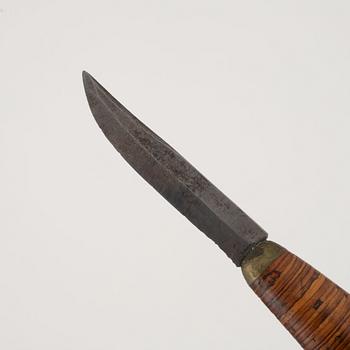 A 'tolle' knife, Norway, early 20th Century.