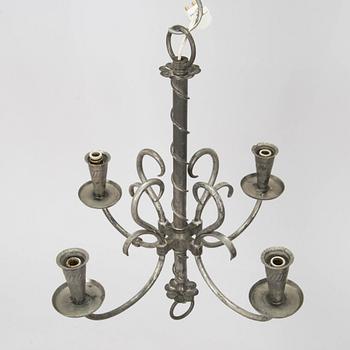 Paavo Tynell, a 1930's 'R2' chandelier for Taito. Height 54 cm.