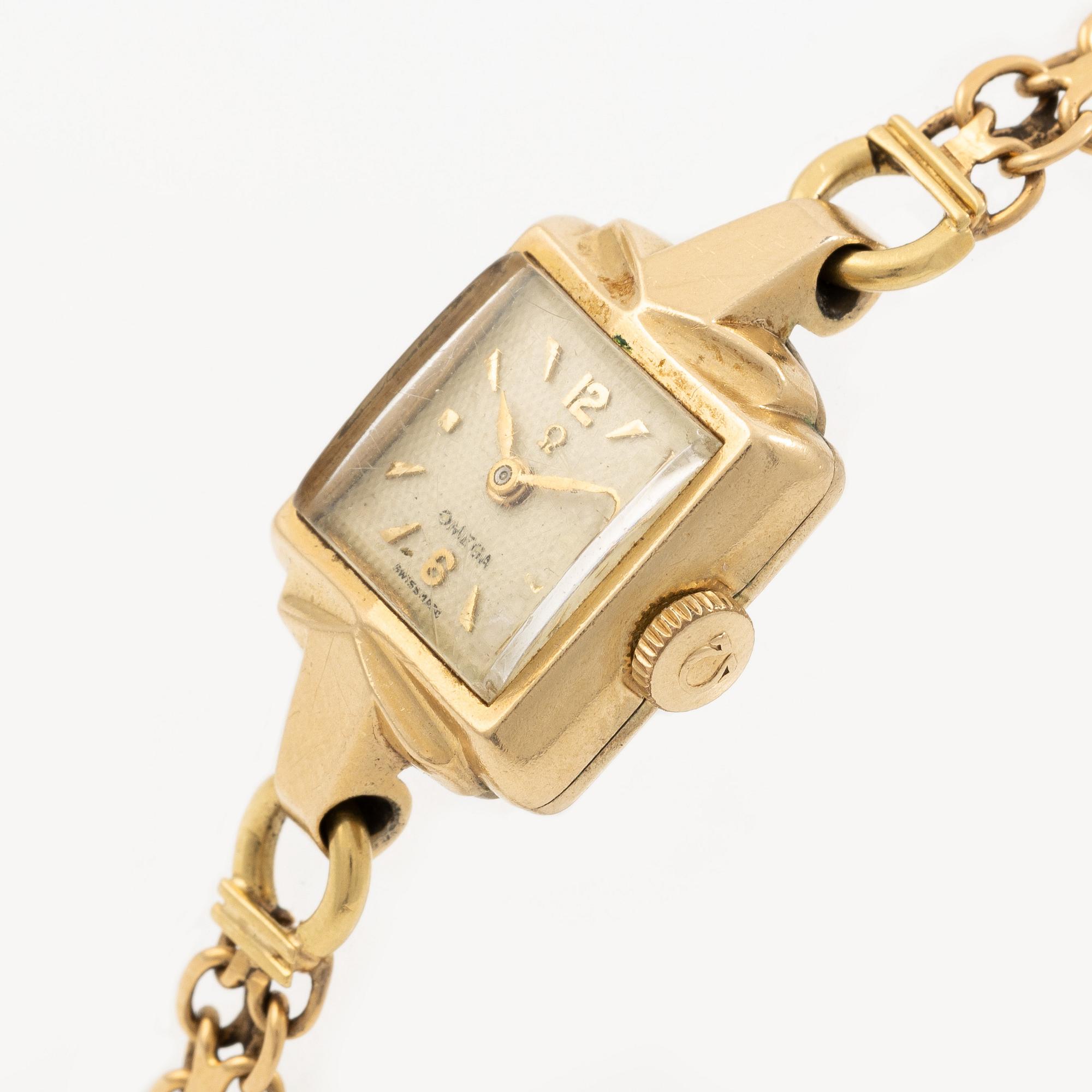 Omega, wristwatch, 15.5 mm.