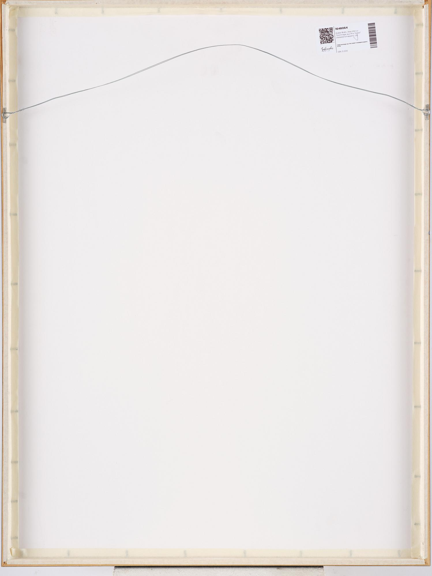 Dieter Roth, Utan titel ur: "Hommage aux Prix Nobel" (Nobelprismappen).