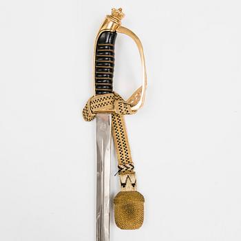 OFFICER SWORD, infantry, M1922, Finland latter half of the 20th century.