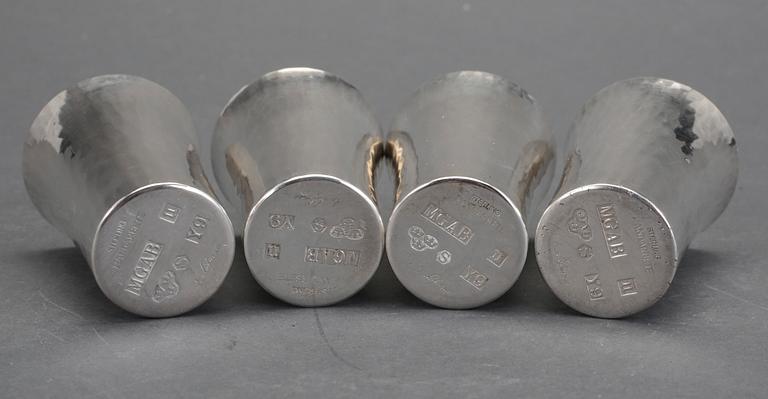 KOPPAR, sterlingsilver, Erik Löfman, MGAB, 1972, tot vikt ca 275,3 gram.