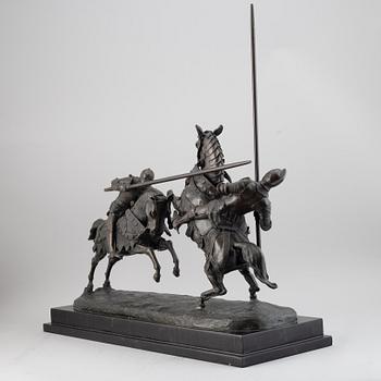 Alfred Emilien de Nieuwerkerke, skulptur. brons. Signerad och daterad.