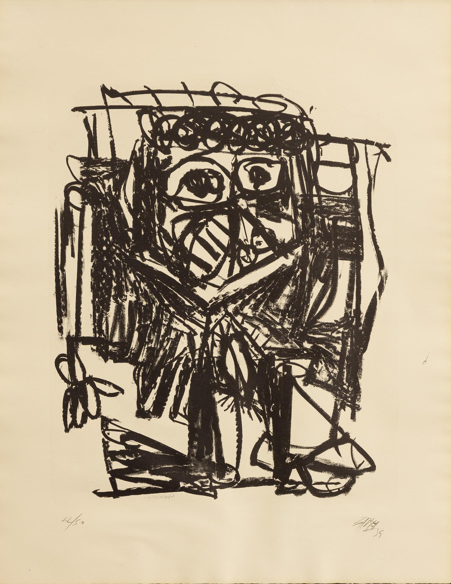 Antonio Saura, Utan titel.