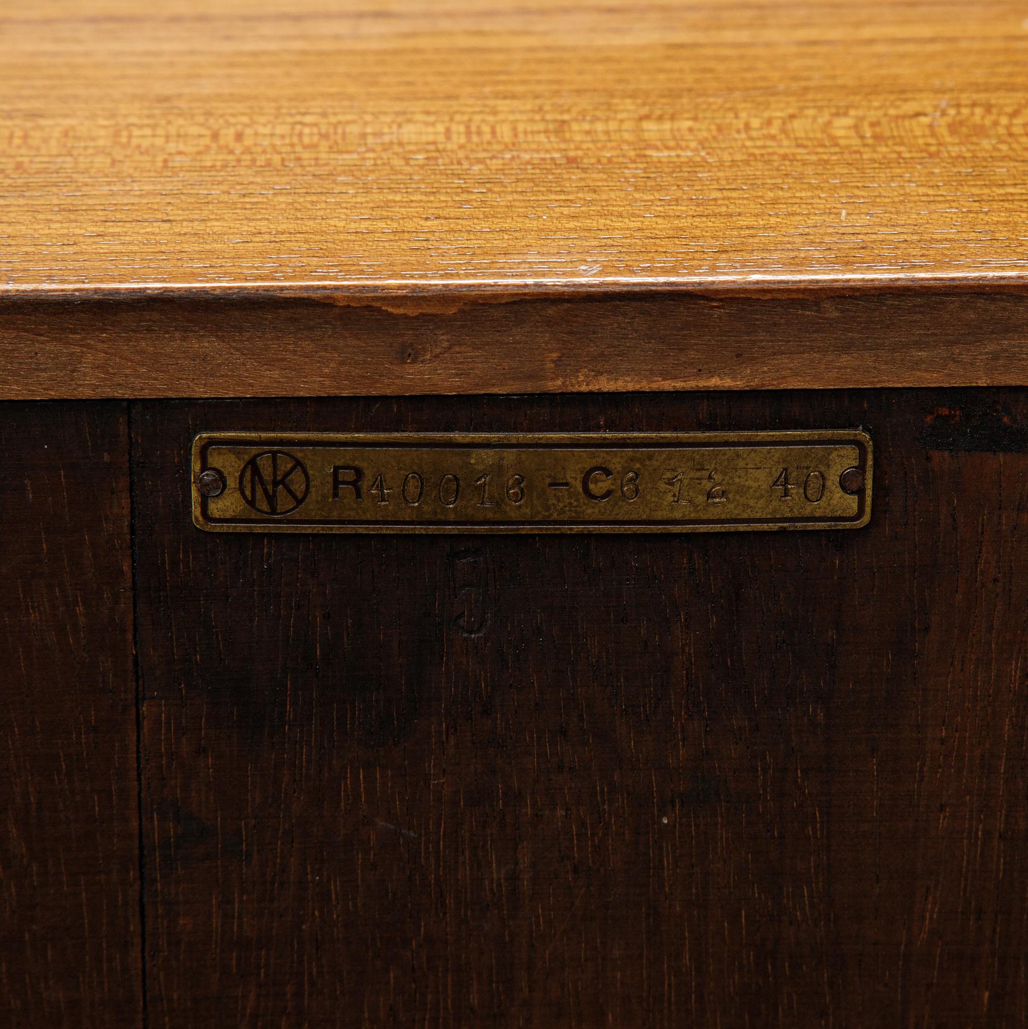 A bookshelf by Axel Einar Hjorth for Nordiska Kompaniets verkstäder (NK), Nyköping, late 1930's.