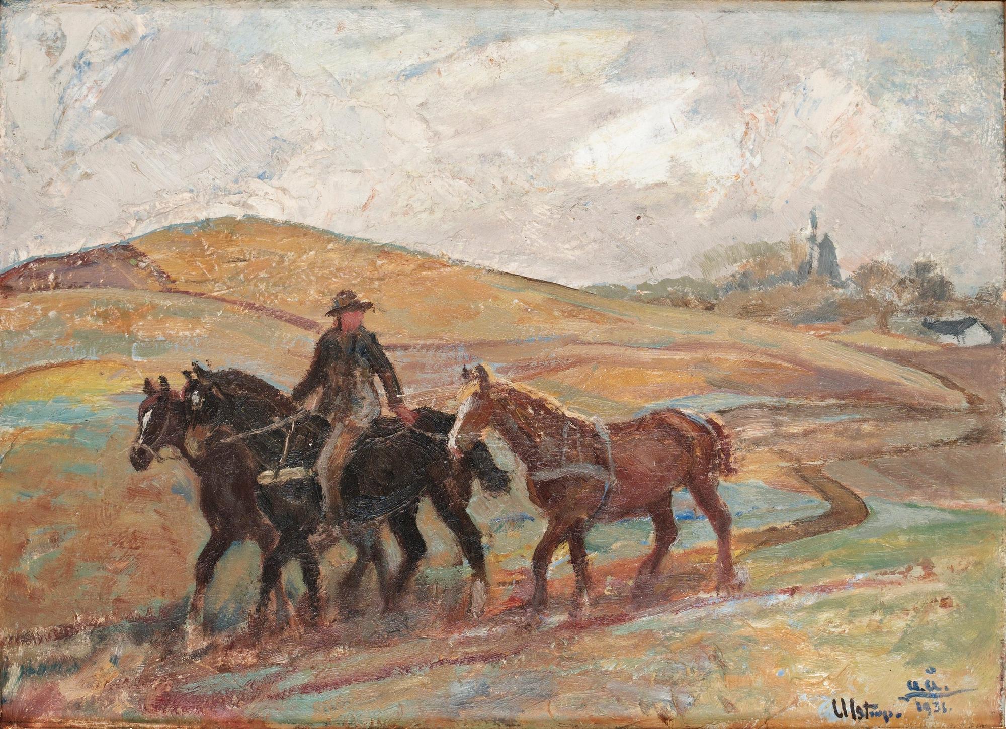 Acke Åslund, Mot stallet.