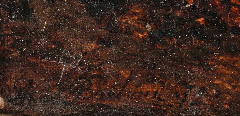 OKÄND KONSTNÄR, olja på duk, troligen England, 1800-tal.