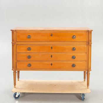 A Louis XVI style mahogany bureau mid 1900s.