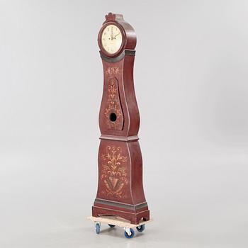 A grandfather clock by Carl Lindbergh in Söderberke, dated 1821.