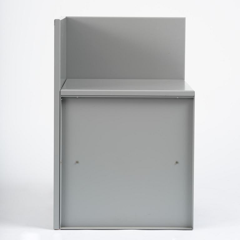 Donald Judd, a "Corner Chair No 15", Lehni, Switzerland, 1989.