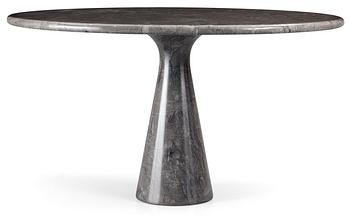 12. An Angelo Mangiarotti grey marble table, 'M 1' by Skipper, Italy, circa 1972.