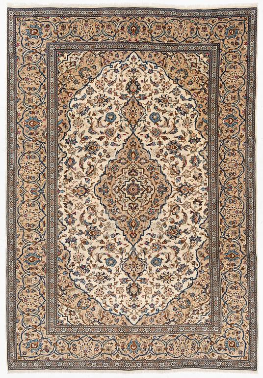 Carpet, Keshan, approx. 350 x 242 cm.