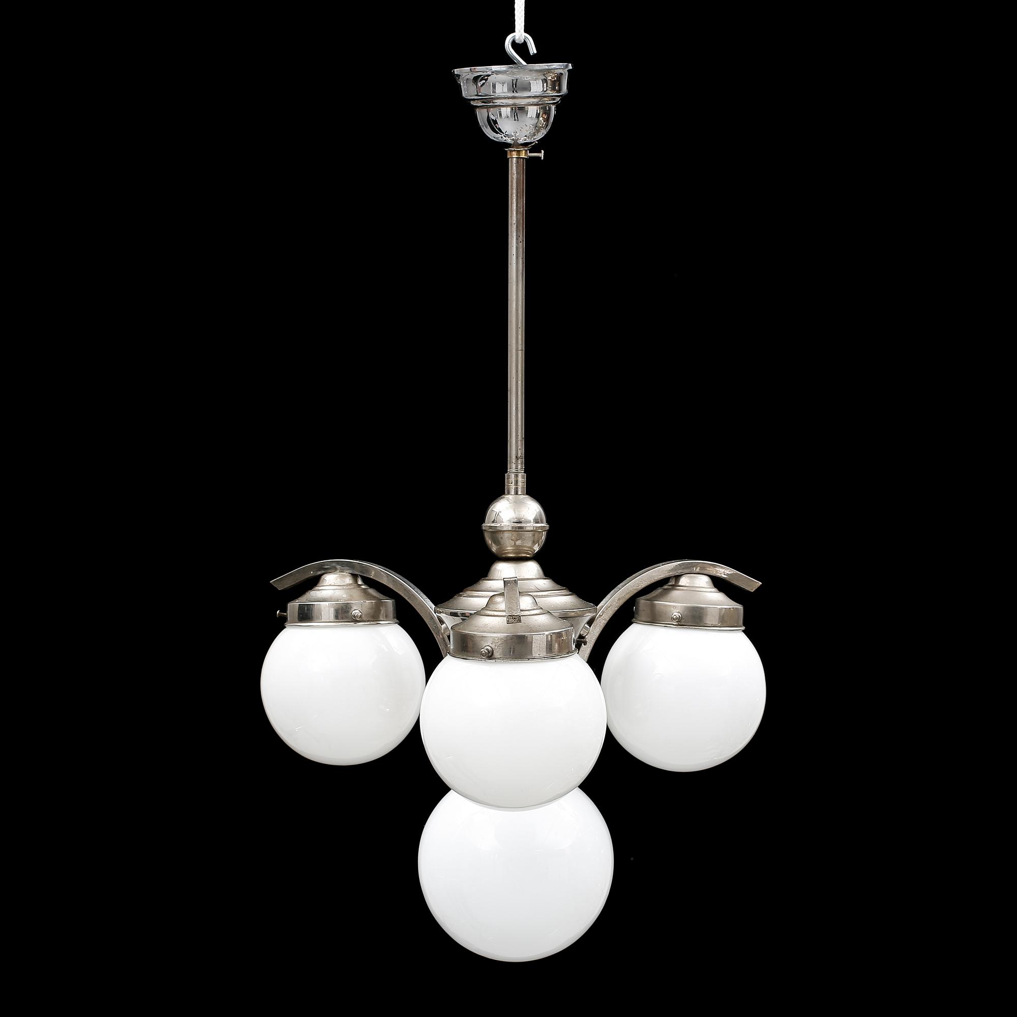 TAKLAMPA, art deco, 1940-tal.