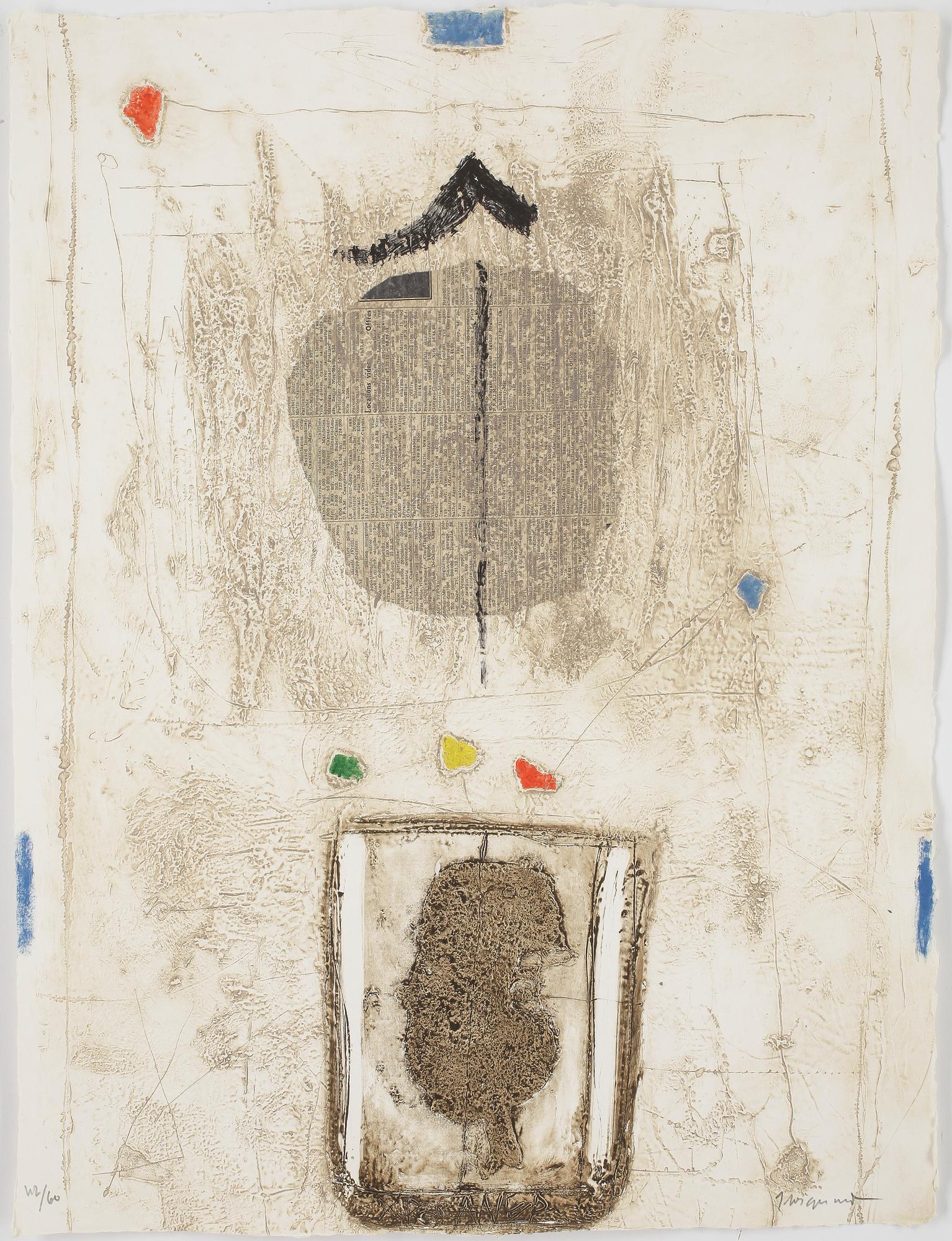 JAMES COIGNARD, mapp med 8st carborundumetsningar, signerade och numrerade 42/60.