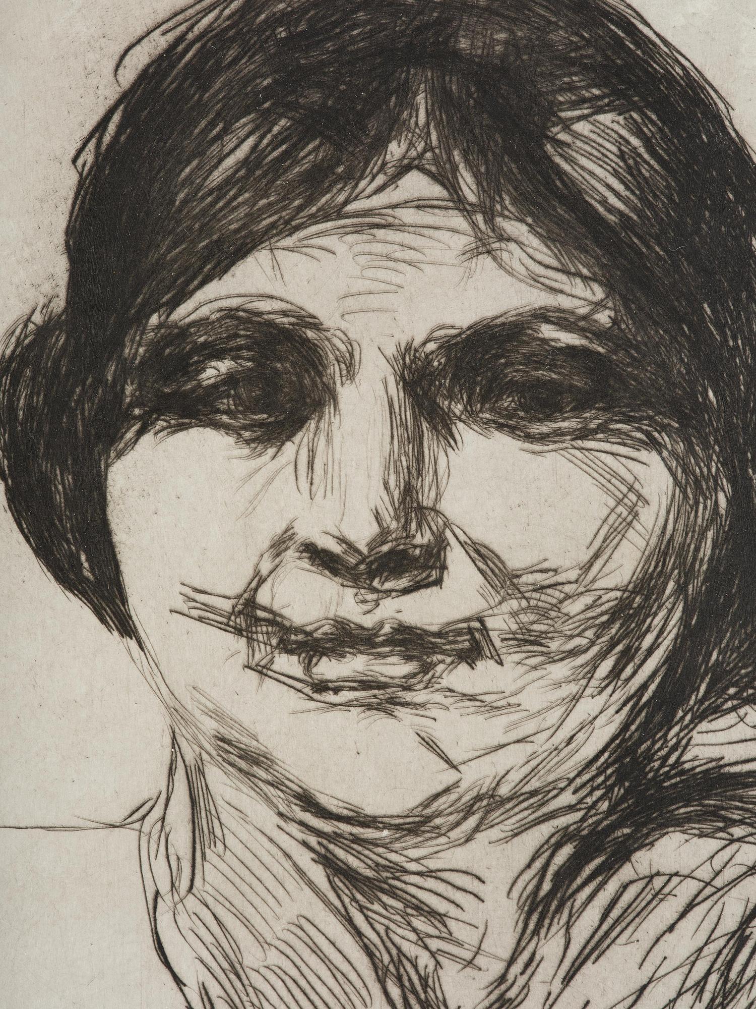 Edvard Munch, "Celline uten hatt" / "Celline Without Hat".