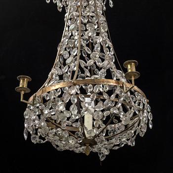 A gustavian style chandelier, 20th century.