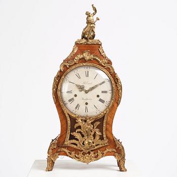 A Swedish Rococo bracket clock by Petter Ernst (1753-84).