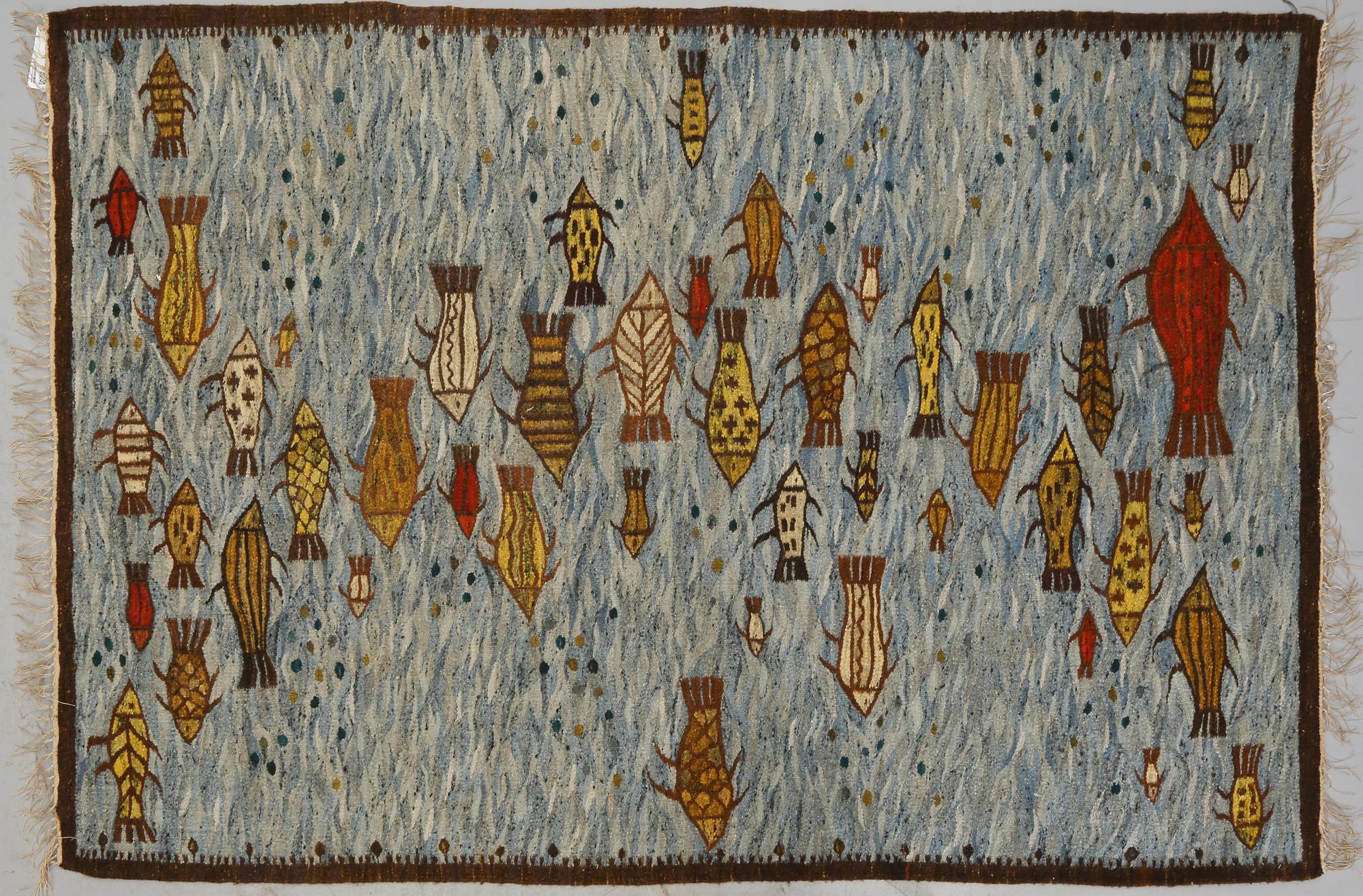 MATTA, dubbelväv, 1900-talets andra hälft, ca 151 x 214 cm.