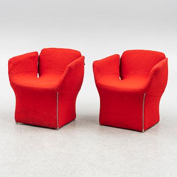 Patricia Urquiola, a pair, of "Bloomy" armchairs, Moroso, 2000s.