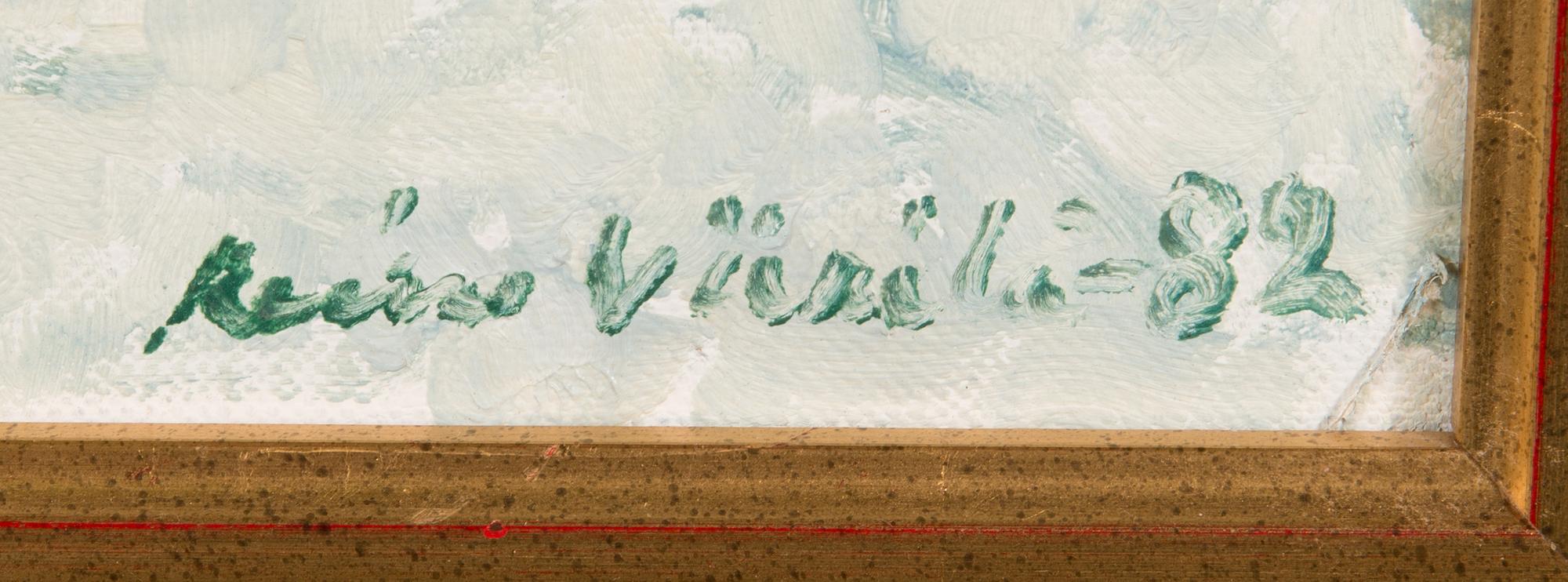 REINO VIIRILÄ, oil on canvas, signed and dated -82.