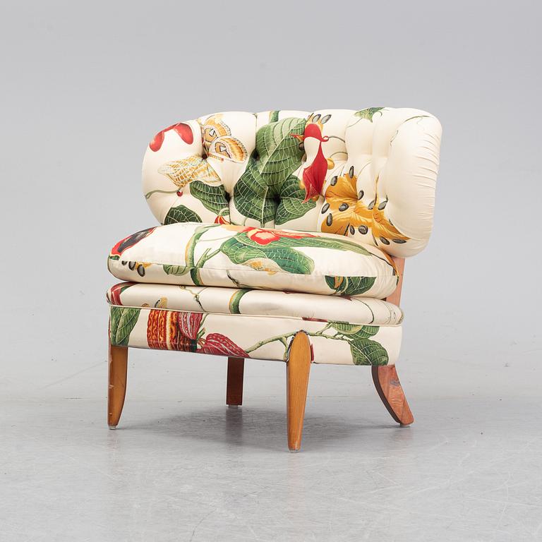 Otto Schulz, an easy chair 'Schulz', JIO möbler, Jönköping. Second half of the 20th century.