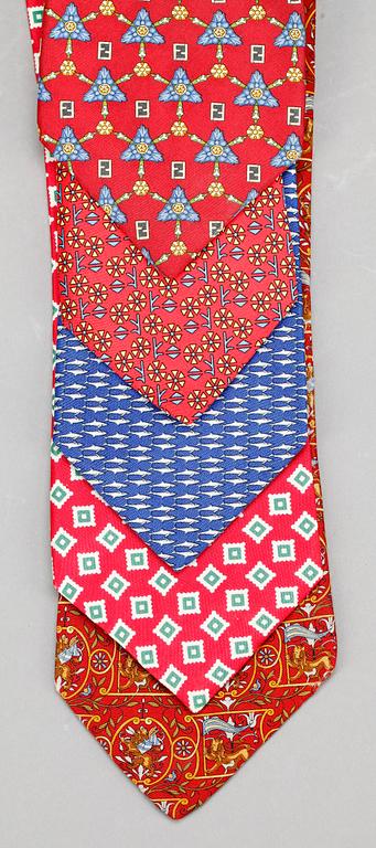 SLIPSAR 5 st, Salvatore Ferragamo, Hermés, Fendi, och YSL.