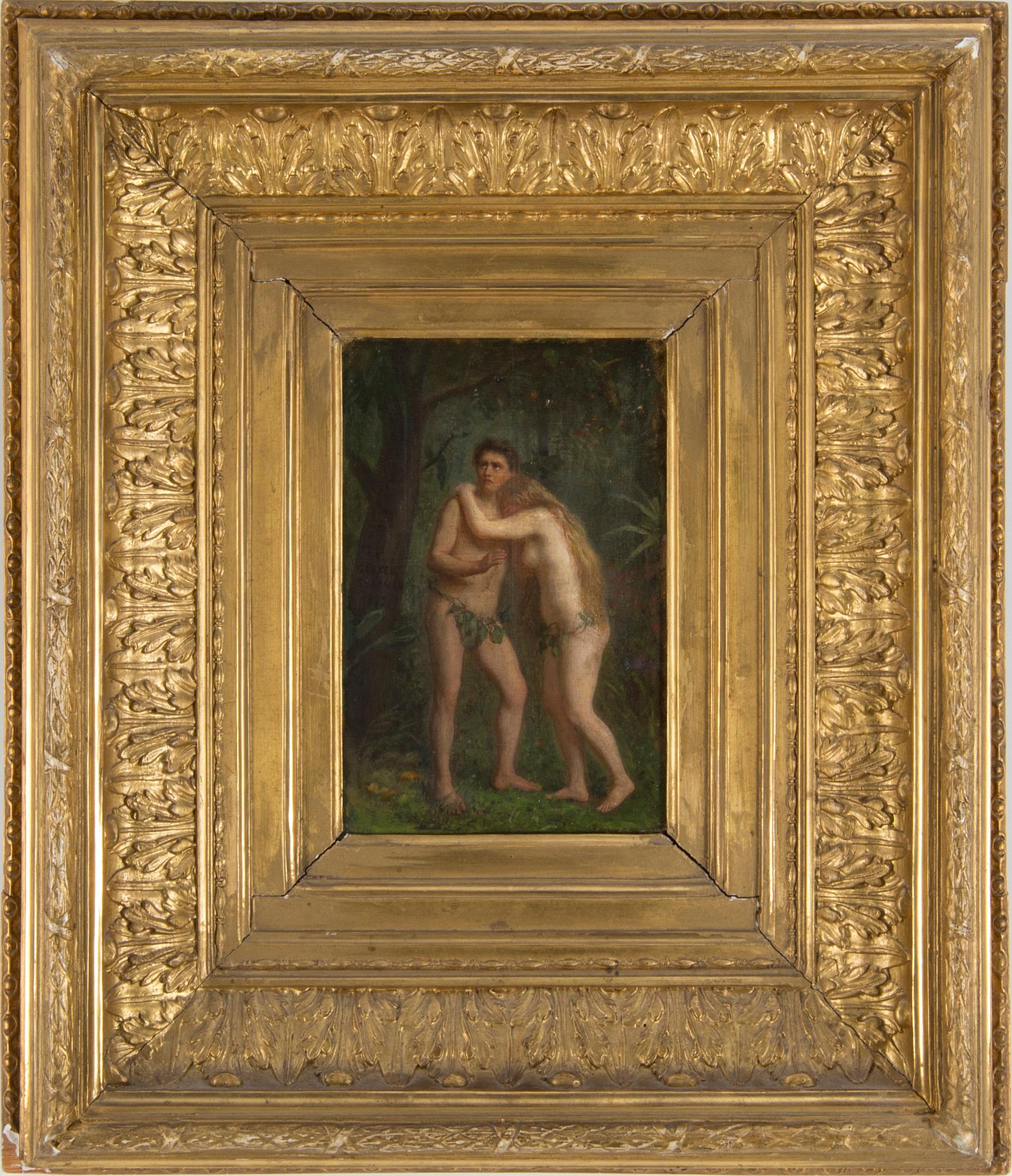 GESKEL SALOMAN, olja på duk, signerad Geskel Saloman och daterad 1879.