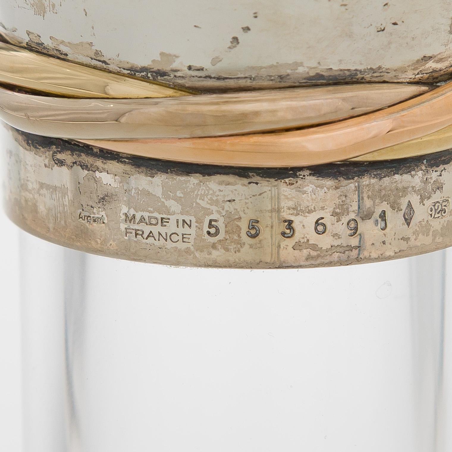 Cartier, A late 20th century wine carafe, France.