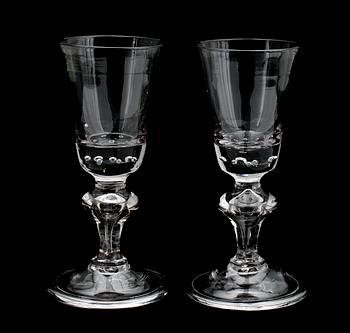 VINGLAS, 1 par, 1800-tal.