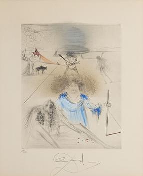 Salvador Dalí,  "Le Vieil Hippie", From Hippies.