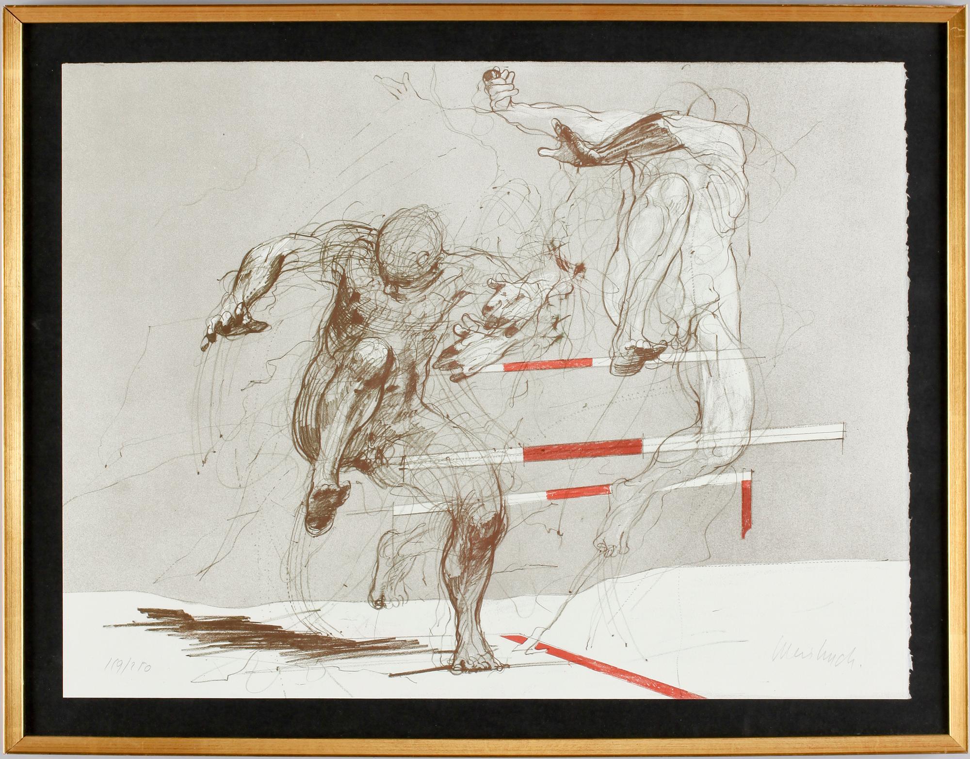 CLAUDE WEISBUCH, litografier, 5 st, sign o numr 119/250.