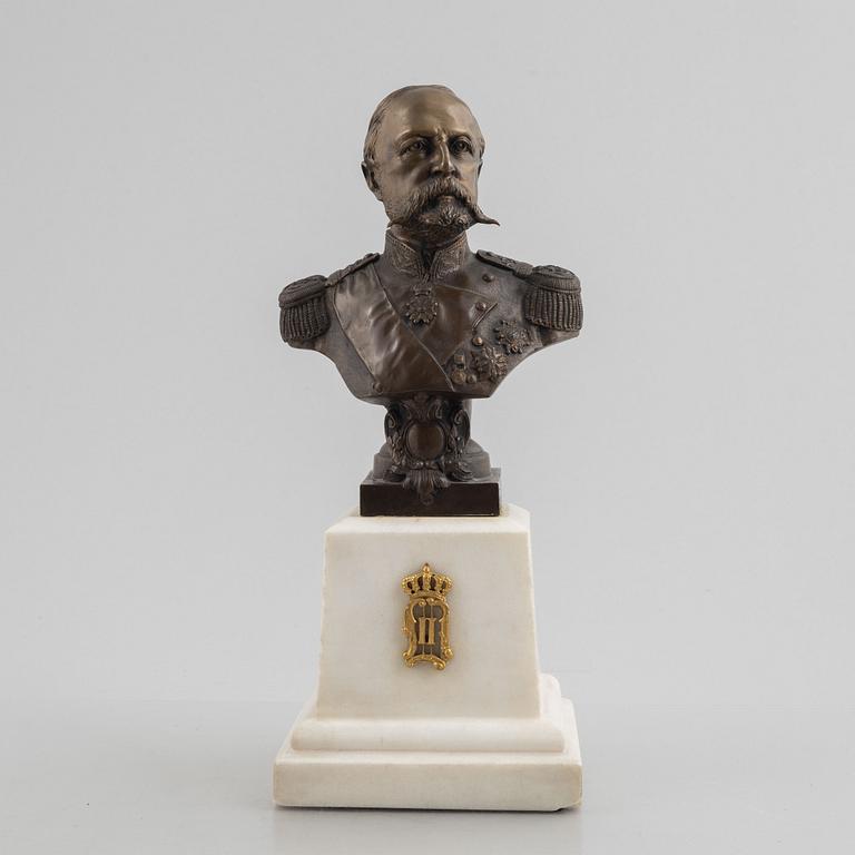 Bust depicting Oscar II.